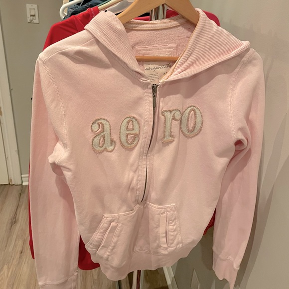 Pastel warm pink sweater hoodie.💗 - Picture 2 of 4